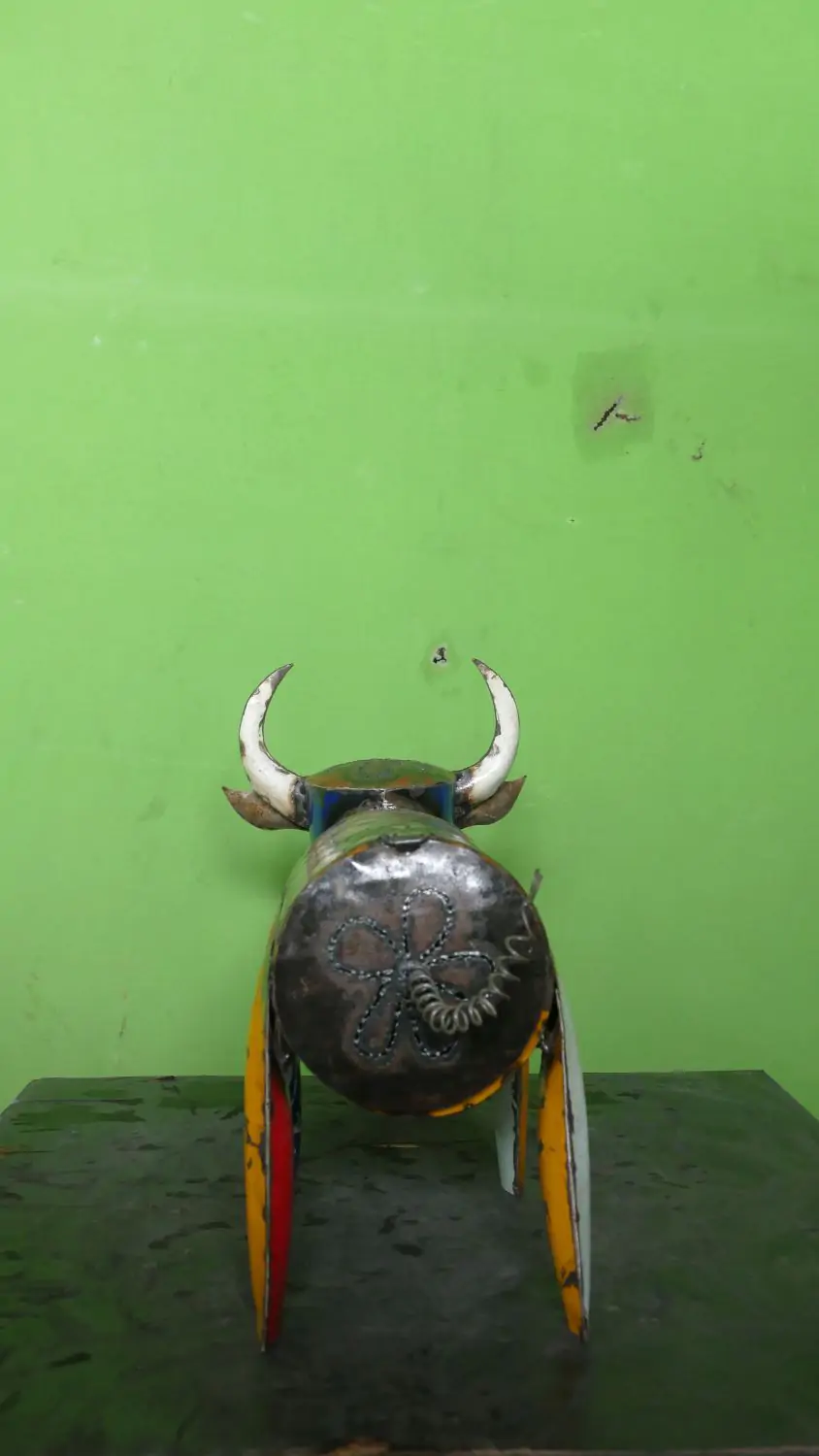  Product image 4 of the product “Buffalo, 28 cm Height, metal art. ”